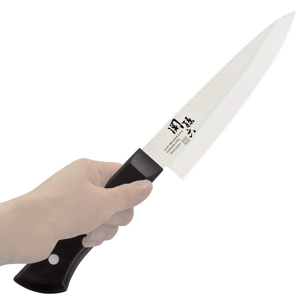 Amazon.co.jp: 貝印 KAI ペティナイフ 関孫六 わかたけ 片刃 150mm